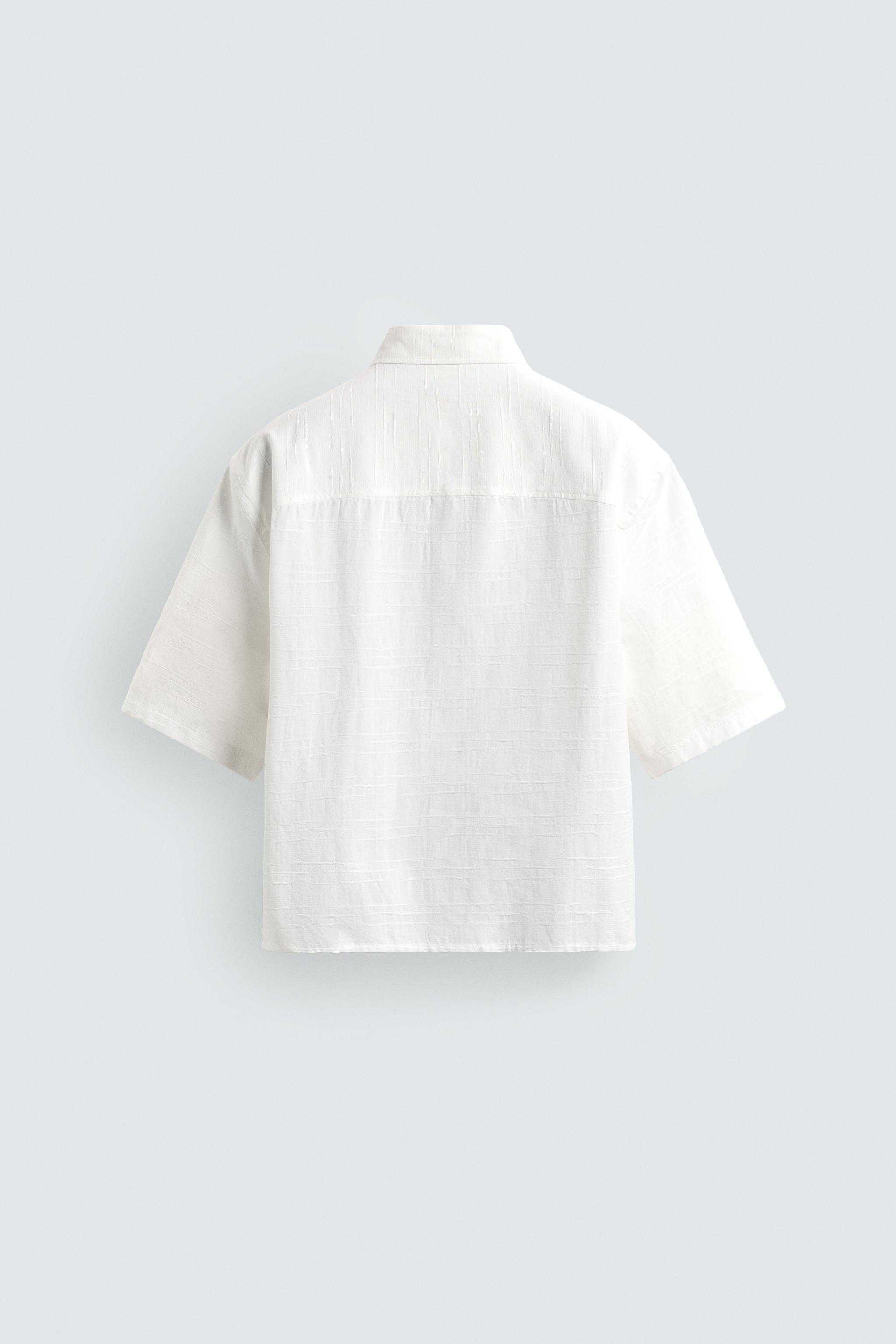 RELAXED FIT TEXTURED SHIRT